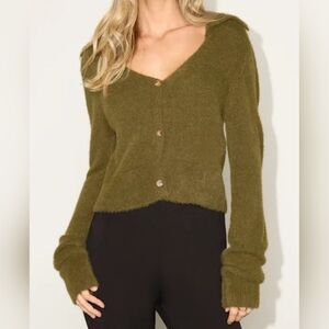 Lulus Olive Green Women's Sweater